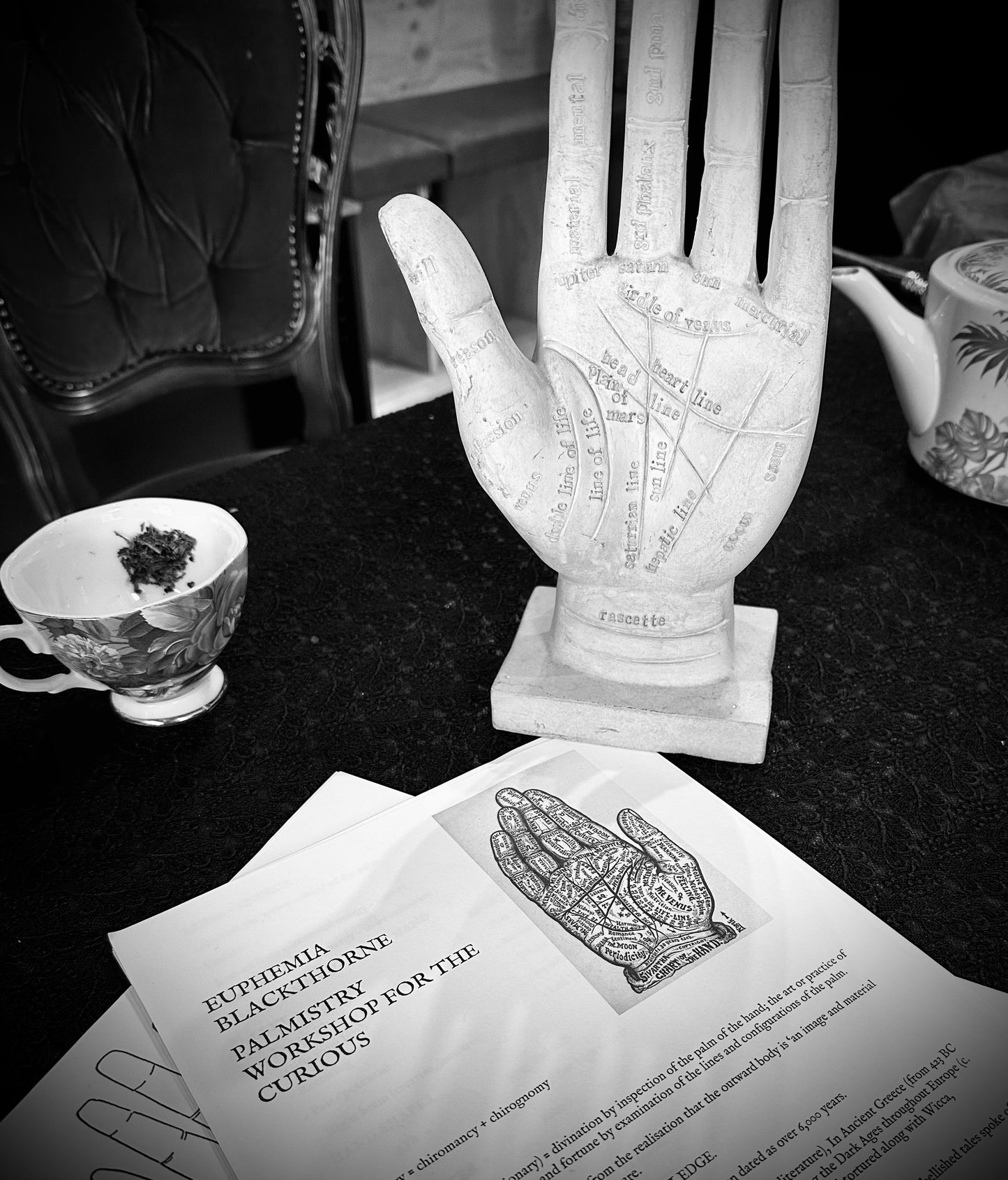Palmistry reading with Euphemia - Instore Daylesford