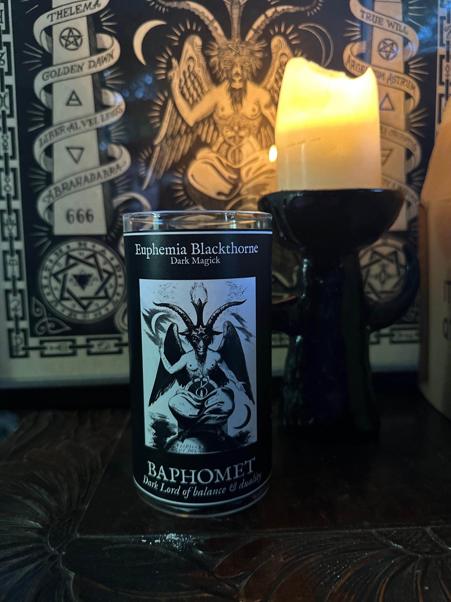 7 day candles - Baphomet - Euphemia Blackthorne
