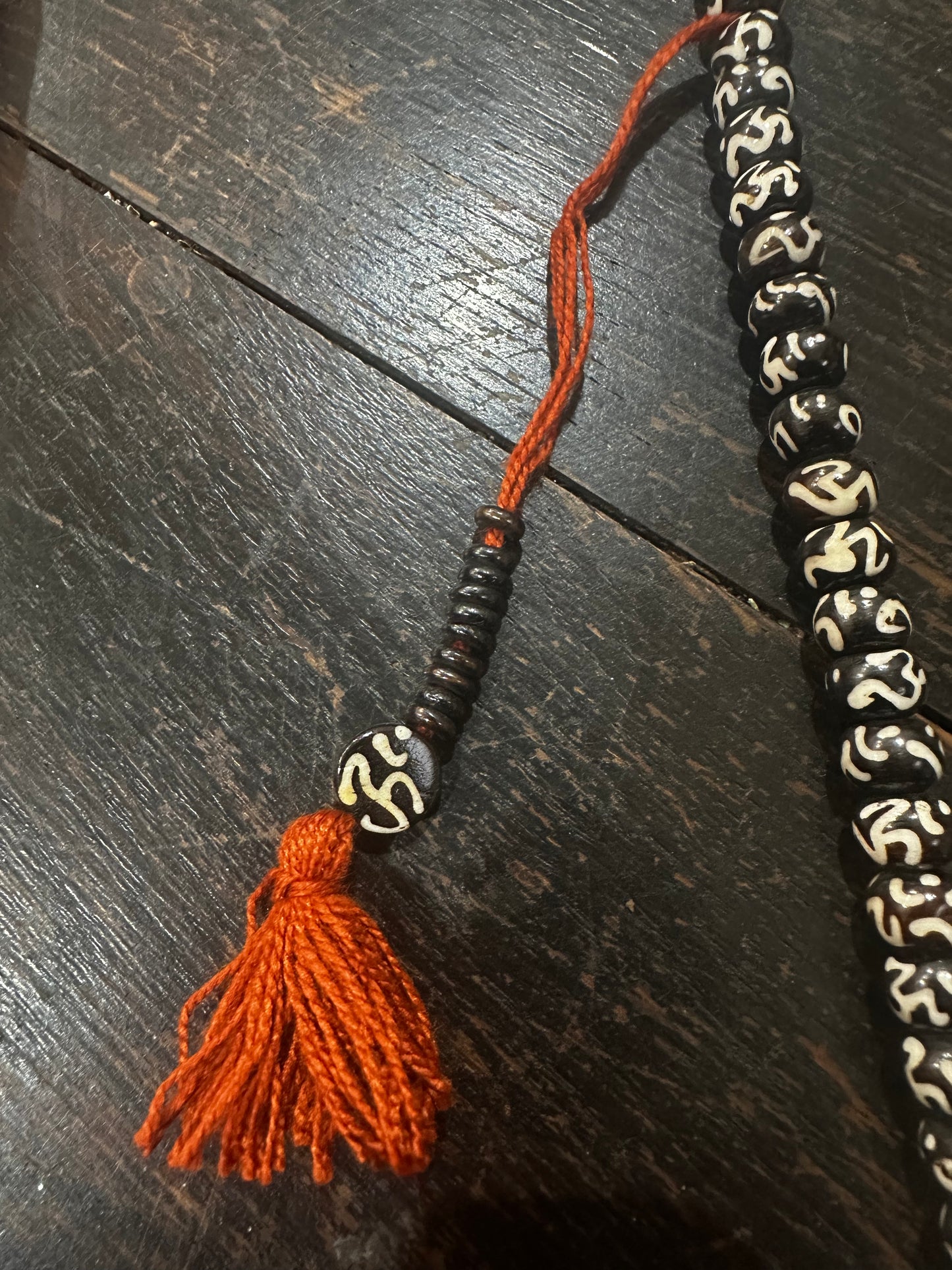 Mala bead necklace - Om