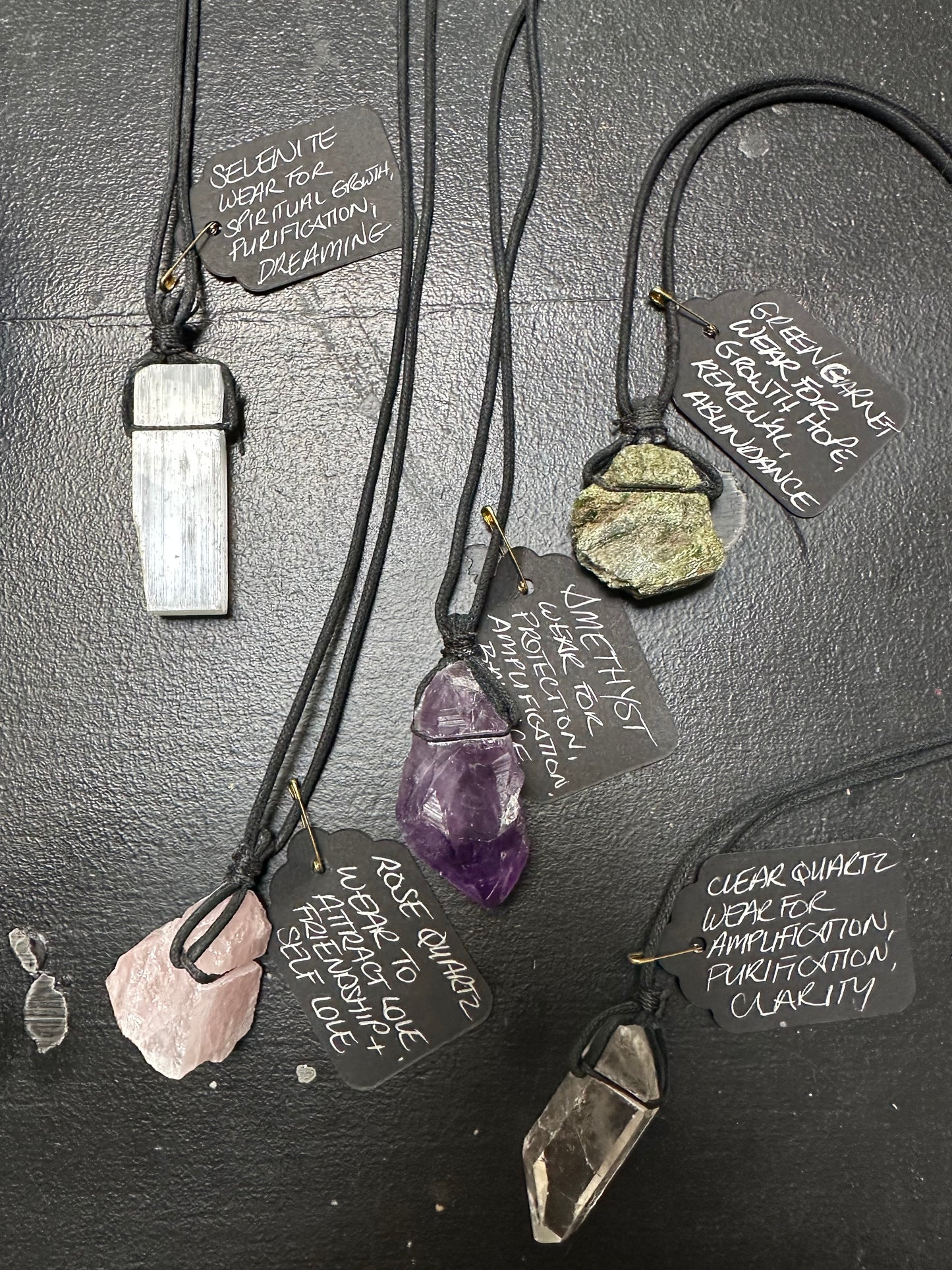 Raw Crystal necklace