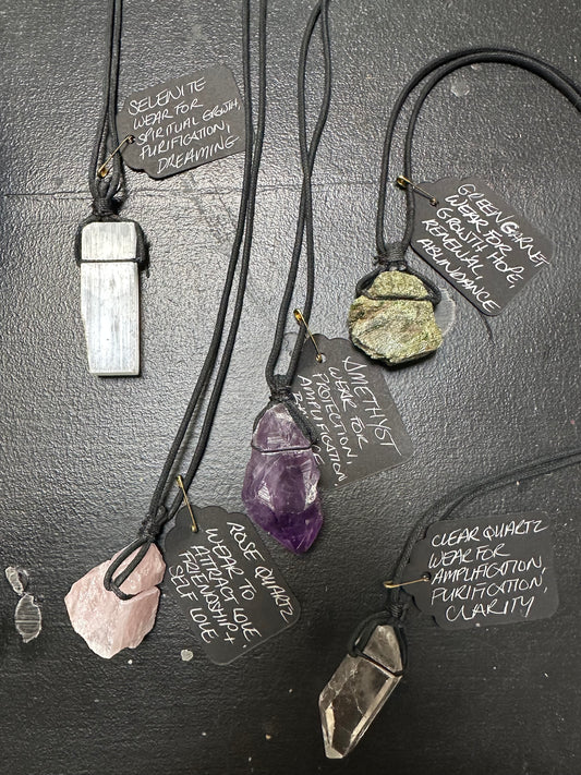 Raw Crystal necklace