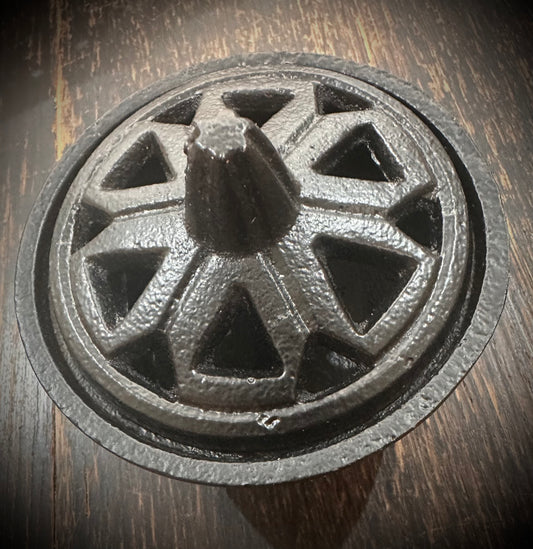 Incense holder - black iron