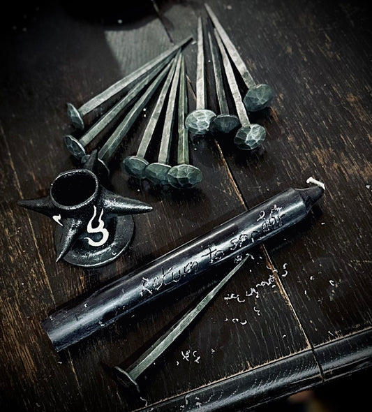 Handforged iron nails