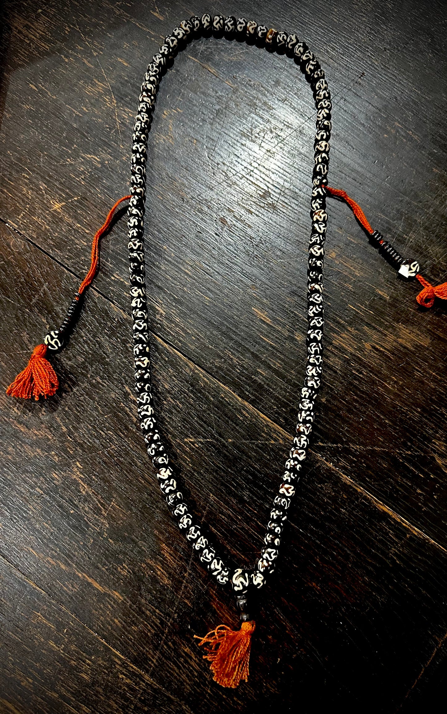 Mala bead necklace - Om